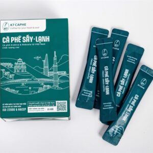 K7 CAPHE Freeze-Dried Coffee - Arabica mix Robusta - Combo 4 box