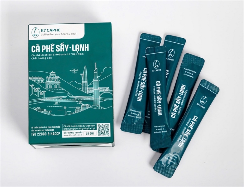 Freeze-dried K7 CAPHE captures aroma with no additives