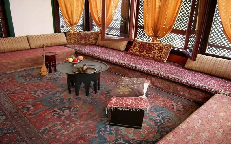 Middle Eastern reception place (Majlis)