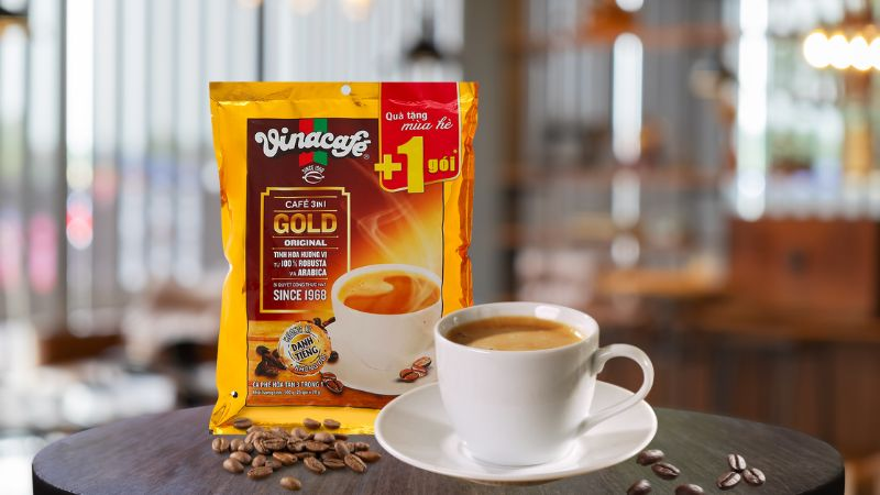 Experience classic Vietnamese smoothness with Vinacafé Gold