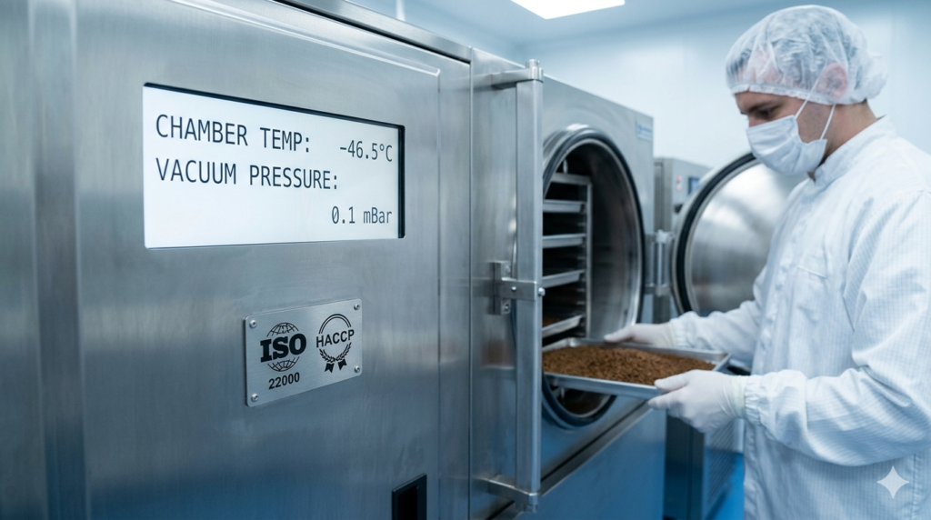 Giu tron tinh tuy hat ca phe bang cong nghe say lanh 1